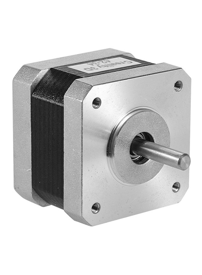 NIBEMINENT Creality 3D Printer Stepper Stepping Motor 2 Phase 0.8A 1.8 Degree 0.4N.M for DIY CNC Accessory Replacement Silver - Image 4