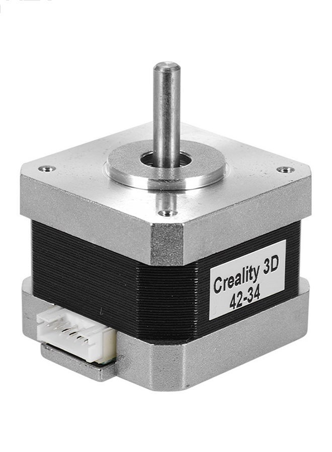NIBEMINENT Creality 3D Printer Stepper Stepping Motor 2 Phase 0.8A 1.8 Degree 0.4N.M for DIY CNC Accessory Replacement Silver - Image 2
