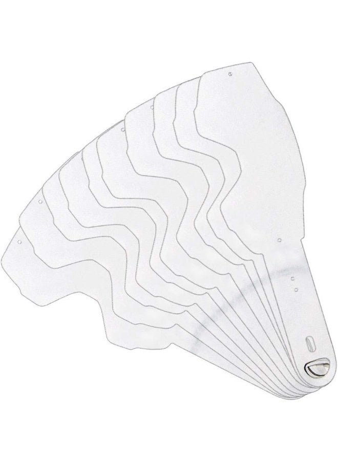 Ethen LSTO0600, Tear-off Lenses GP06 Pack Unisex Adult, Transparent, One Size - Image 1