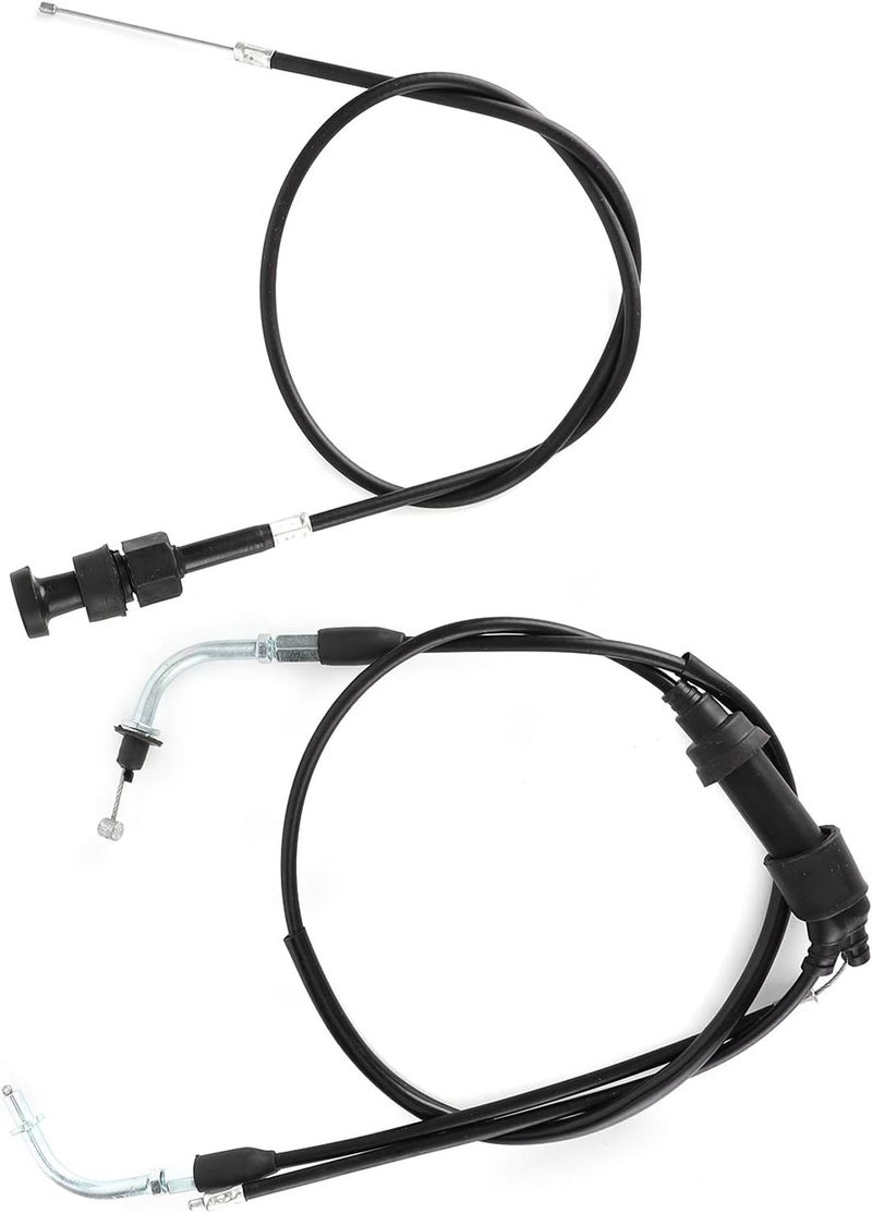 Chock Throttle Cable Assembly for PW50 PW 50 Dirt Bike PY50, Replacement Accelerator Cable Kit with Steel Core and PVC Sheath, Compatible with Peewee Coyote - Image 4