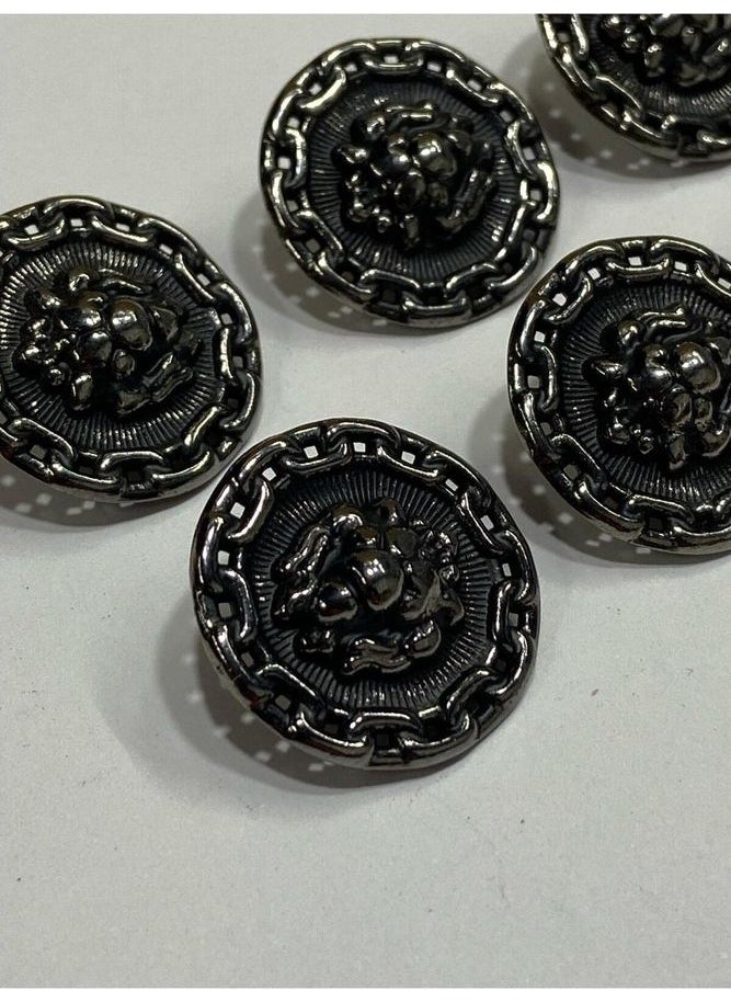 Karan Tuhafiye - Karan Haberdashery Trench Coat Button / Lion Chain Model / Anthracite Suit 6 Piece Set - Image 1