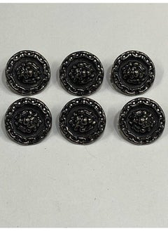 Karan Haberdashery Trench Coat Button / Lion Chain Model / Anthracite Suit 6 Piece Set