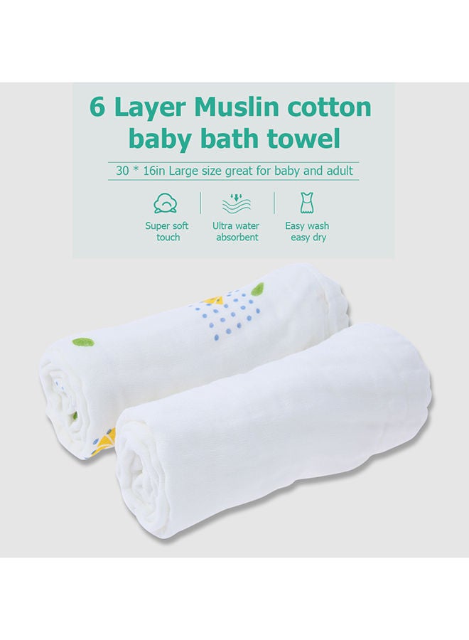 NIBEMINENT 2-Piece Baby Bath Towel - Image 4