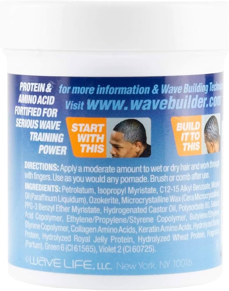 WaveBuilder Oil Jel Pomade - Medium Hold Hair Styling Gel, 3 Ounce - Image 2