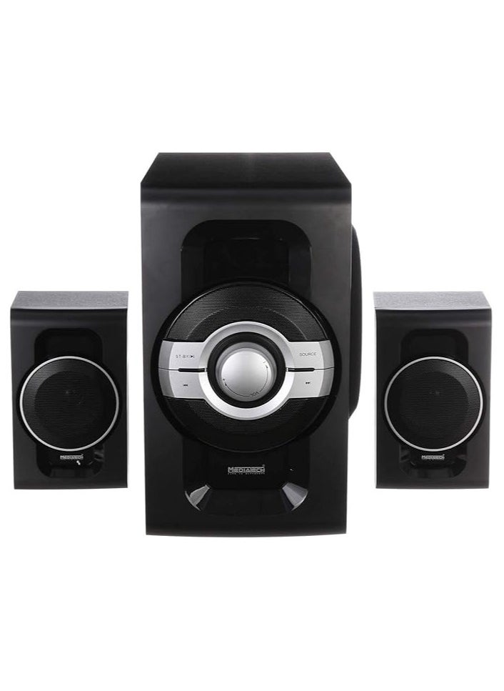 ميديا تيك - ميديا ​​تك MT-854 مضخم صوت 2.1 - أسود، بلوتوث، لاسلكي - Image 1