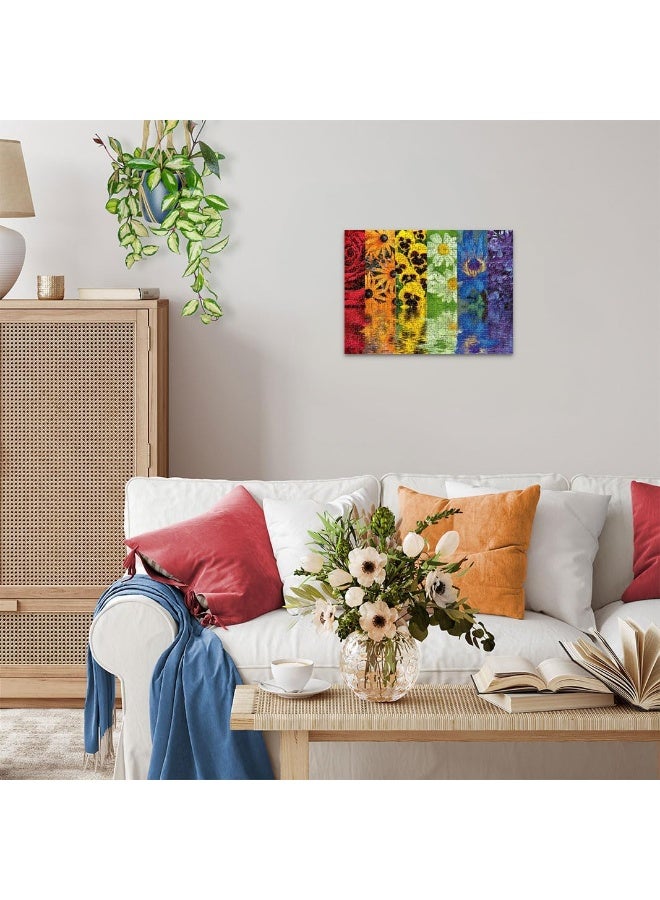 Ravensburger Floral Reflections 500 Piece Jigsaw Puzzle â€“ Premium Quality Puzzle for Adults and Teens, Softclick Precision Fit, Vibrant Floral Artwork, Stress Relief and Mindful Indoor Activity Gift | 12000213-0 - Image 4