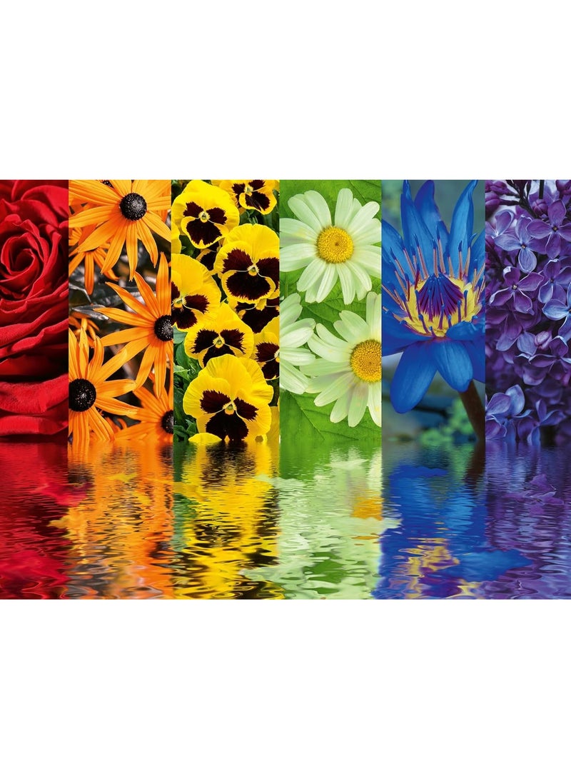 Ravensburger Floral Reflections 500 Piece Jigsaw Puzzle â€“ Premium Quality Puzzle for Adults and Teens, Softclick Precision Fit, Vibrant Floral Artwork, Stress Relief and Mindful Indoor Activity Gift | 12000213-0 - Image 1