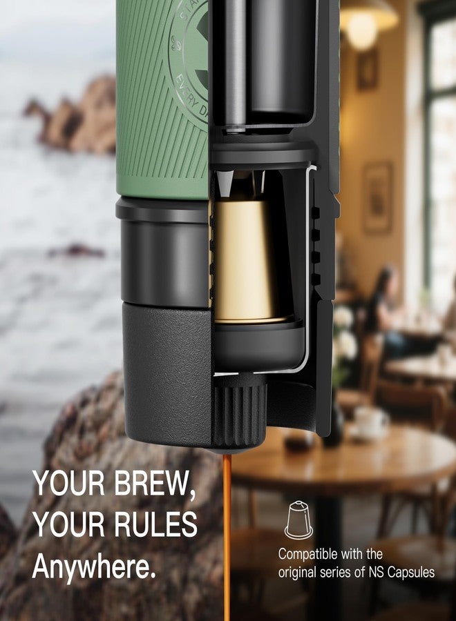 STARESSO TRAVEL NS Portable Espresso Maker, Ultra-Light Manual Coffee Machine, Compatible with Nespresso Original Pods, Perfect for Travel Camping Hiking - Image 4