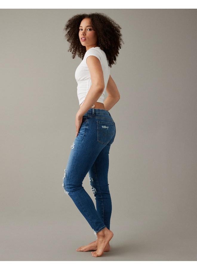 American Eagle - AE Next Level Patched Low-Rise Curvy Jegging - Image 1