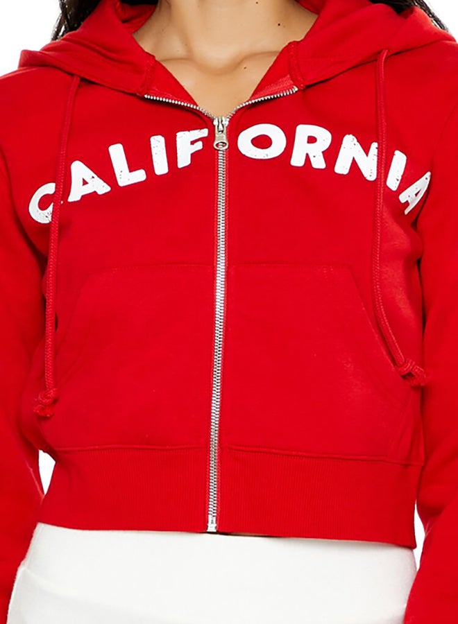 FOREVER 21 Fleece California Zip-Up Hoodie  - Image 5