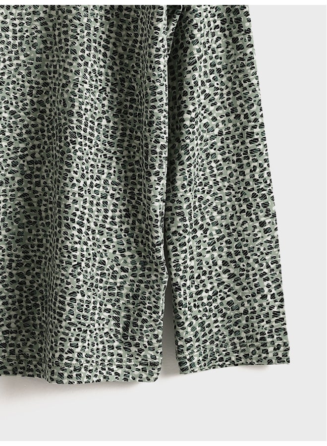LC WAIKIKI Crew Neck Patterned Long Sleeve Women's T-Shirt - Image 4