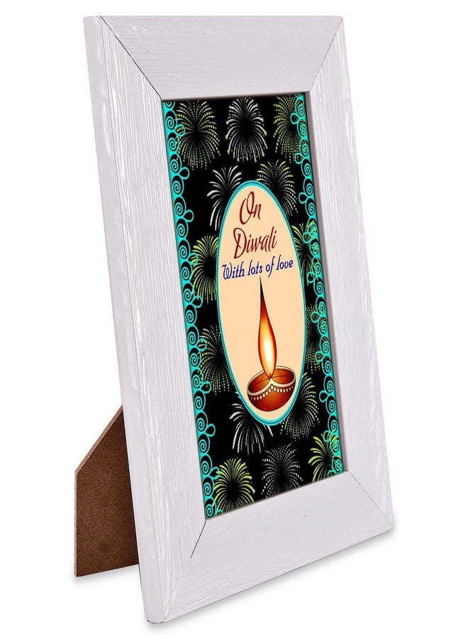 Alwaysgift On Diwali with Lots of Love 2 Diyas, Ladies Wallet, Smiley Keychain, Quotation Photo Frame Hamper - Image 2