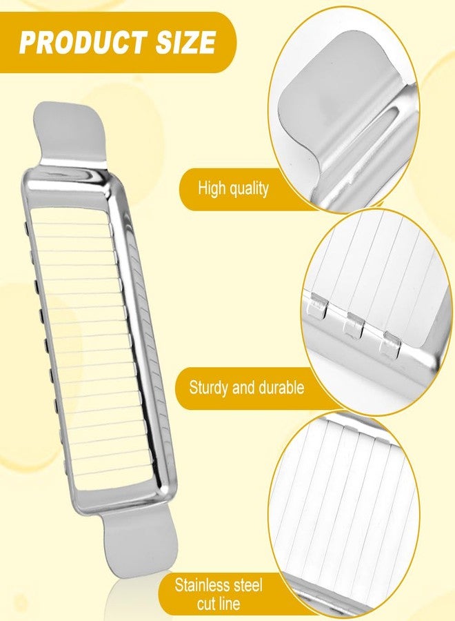 Yonderfume Butter & Cheese Slicer Cutter, Multipurpose Handheld Butter Cutter with Clip for Block Cheese, Kitchen Food Tool for Block Cheese, Eggs, Fruit, Cakes, Bread, Sandwiches - Image 3