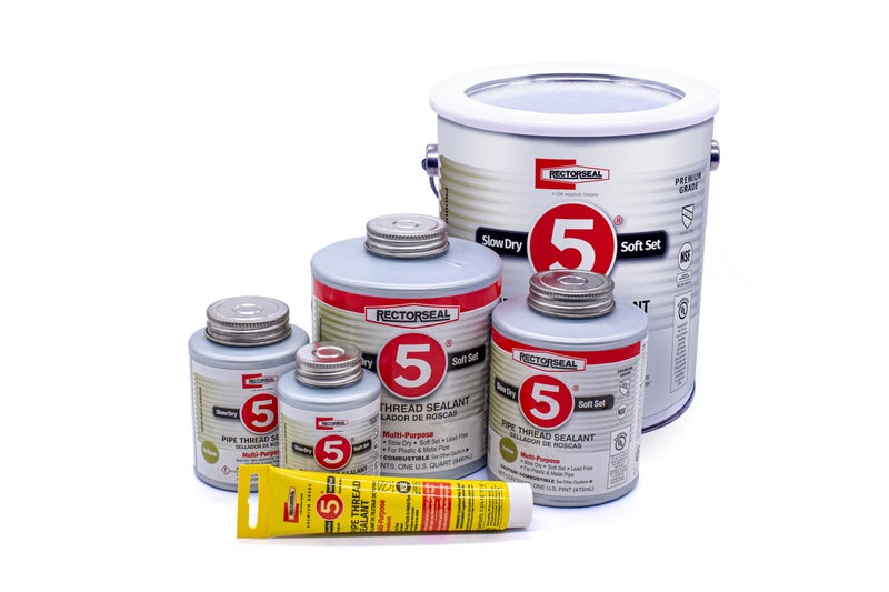 Rectorseal ريكتورسيل 25551 8 أونصة رقم 5 مادة مانعة لتسرب خيوط الأنابيب , أصفر - Image 3