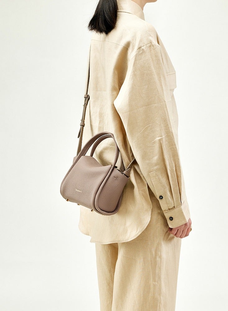 Songmont Yuanbao bag mini basket handbag crossbody bag - Image 2