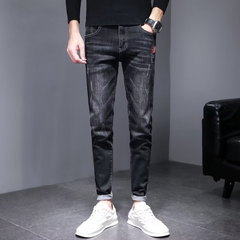 Unisex Classic Denim Jeans Loose Fit Daily Outdoor Wear - Image 1