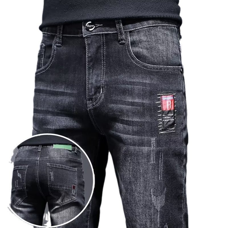 Unisex Classic Denim Jeans Loose Fit Daily Outdoor Wear - Image 4