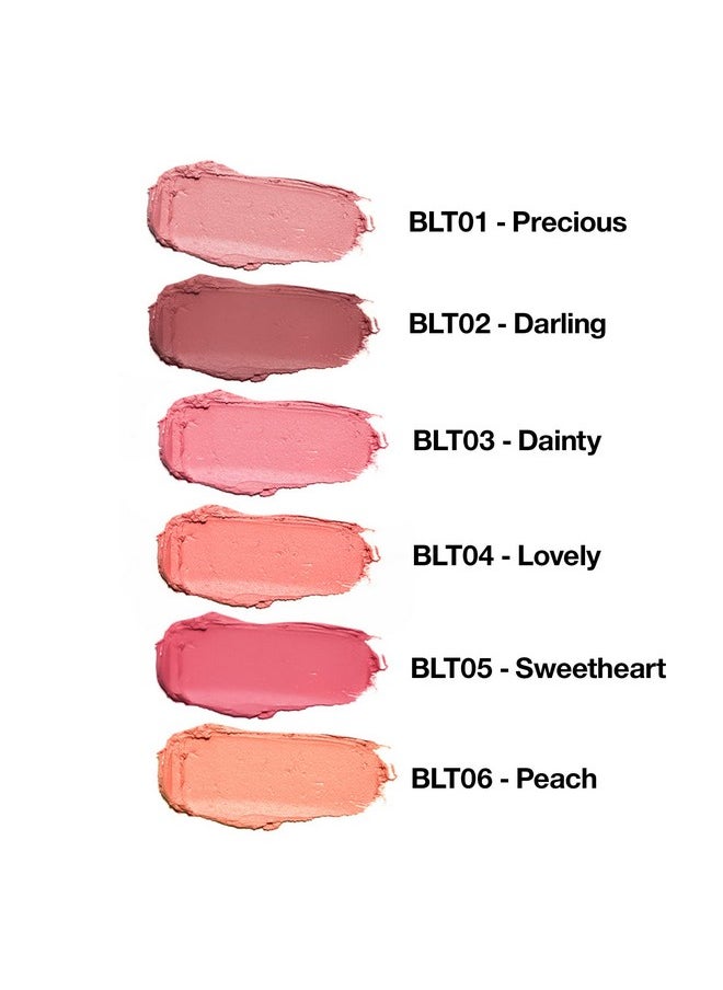 Palladio I'm Blushing 2-in-1 Cheek and Lip Tint, Buildable Lightweight Cream Blush, Sheer Multi Stick Hydrating formula, All day wear, Easy Application, Shimmery, Blends Perfectly onto Skin, Dainty