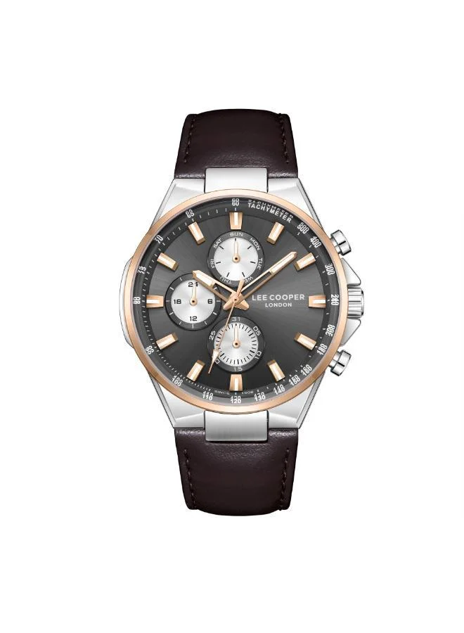 Men's Leather MULTIFUNCTION Watch LC08223.562 - 43 mm