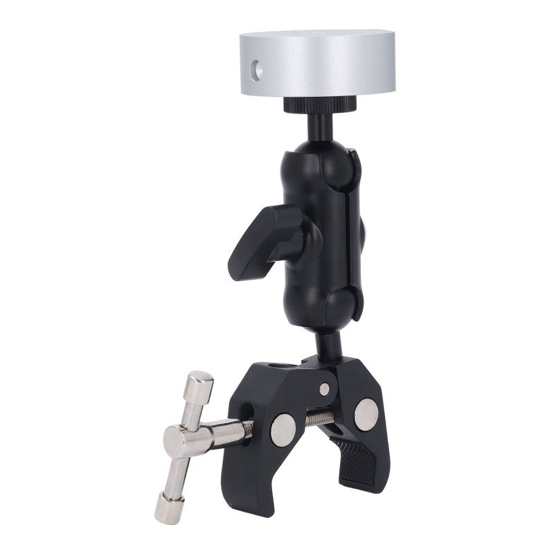 RV Ladder Mount CNC Aluminum Adjustable Angle Mini Double Ball Head - Secure Mounting Multifunction Clamp for RVs Yachts Motorcycles Outdoor Home Use - Image 1