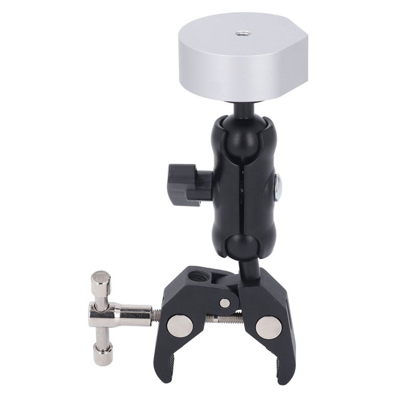 RV Ladder Mount CNC Aluminum Adjustable Angle Mini Double Ball Head - Secure Mounting Multifunction Clamp for RVs Yachts Motorcycles Outdoor Home Use - Image 2