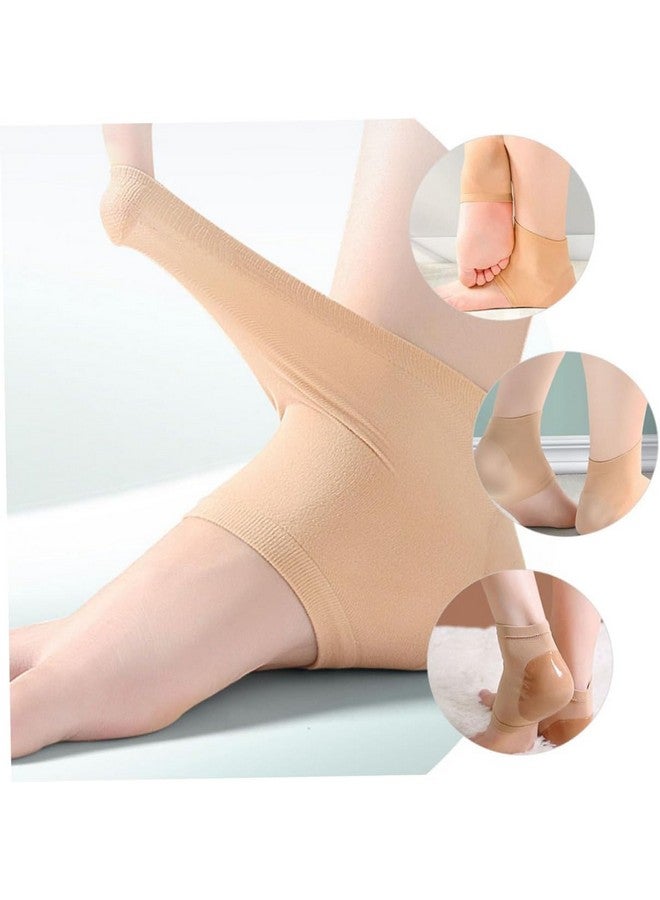 Newvent Newvent® Moisturizing Heel Socks | Silicone Gel Heel Pad For Pain Relief | Cracked Heels Repair Socks | Foot Ankle Support Cushion (Pack of 3Pair) - Image 5