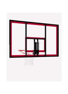 SPALDING Shatter Proof Polycarbonate Basketball Backboard and Rim Combo Red and White 44 Inch 791351  - Image 4