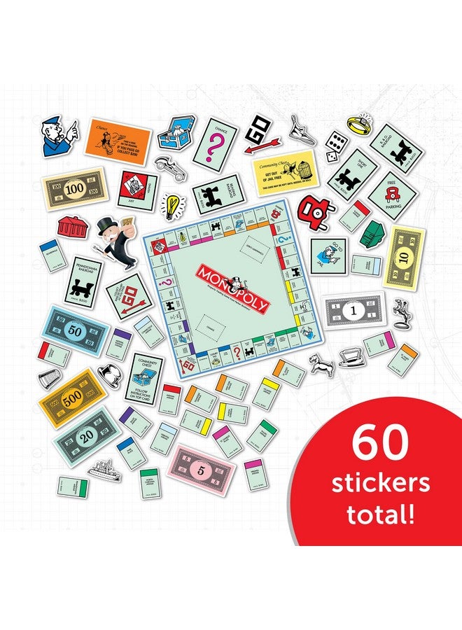 ديزرت كاكتوس ملصقات فينيل مونوبولي 60، زينة سجل القصاصات، زجاجات المياه، هدايا أعياد الميلاد، لوازم الحفلات (2-1) - Image 2