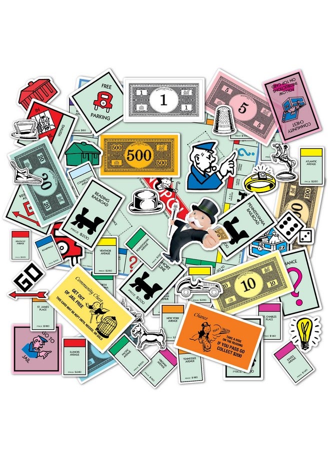 Monopoly 60 Sticker Vinyl Decal Laptop Water Bottle Car Scrapbook Decorations Birthday Favor Party Supplies (2-1) - pzsku/Z7F8F5EE15576B237AF68Z/45/_/1732787245/c8b2db8b-1931-4ed3-91d6-752ff129462e