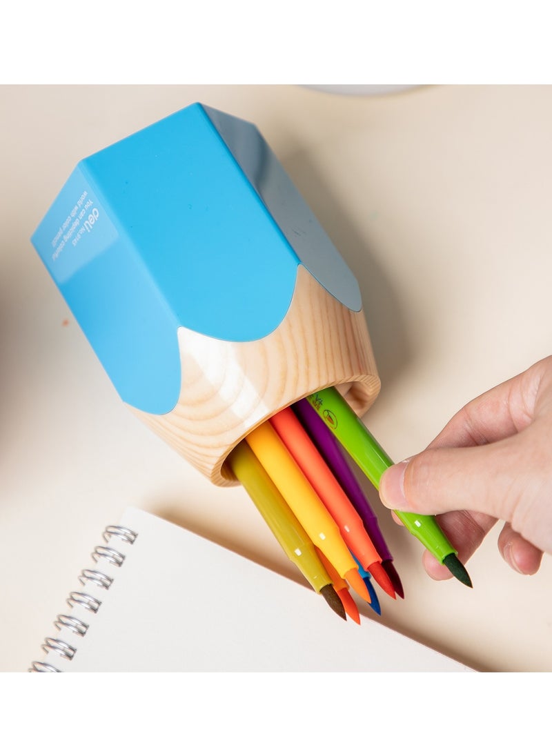 Deli - 1-Piece Pen Holder Assorted Colours - Image 1