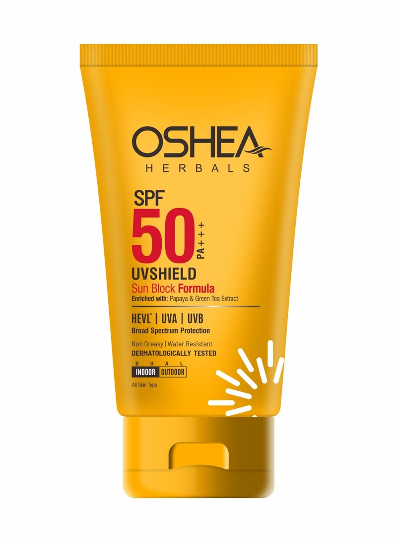 OSHEA Herbals UV Shield Sun Block Formula SPF 50 120 g - Image 1