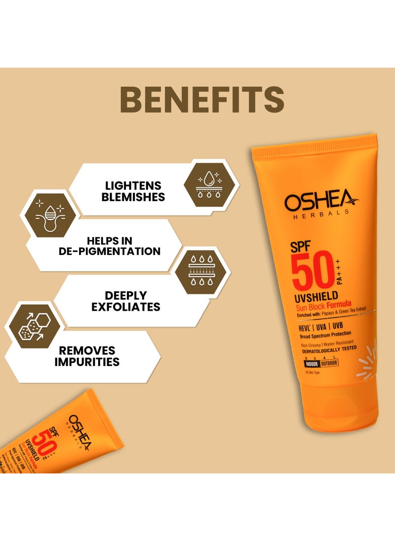 OSHEA Herbals UV Shield Sun Block Formula SPF 50 120 g - Image 2