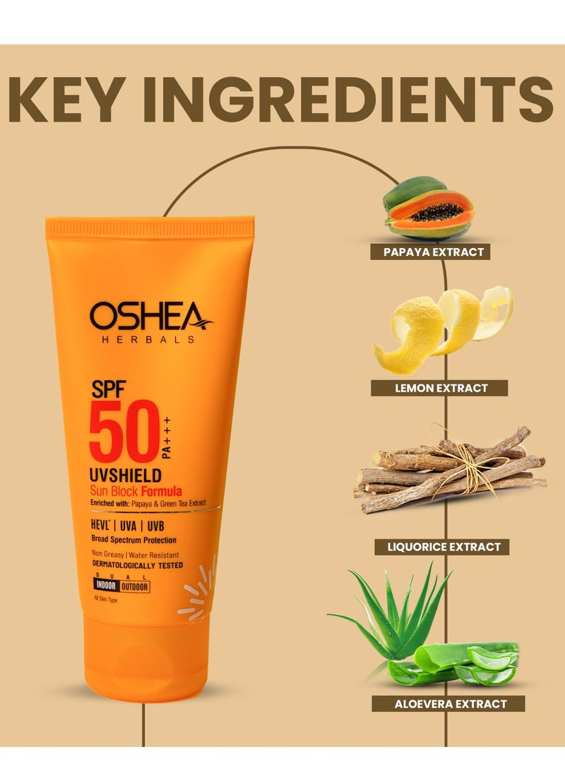 OSHEA Herbals UV Shield Sun Block Formula SPF 50 120 g - Image 3