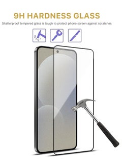 Generic Screen Protector for Samsung Galaxy S25 Tempered Glass Screen Protector Full Glue Edge to Edge 9H Hardness Anti Fingerprint Scratch Resistance Glass (Fingerprint work)  - Image 4