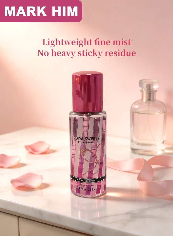 MARK HIM 2-Piece Fruity Floral Scent Body Care Gift Set for Women, Perfect Gift for Birthday Holiday Anniversary, 85ml Fragrance Mist & 75ml Scented Body Lotion Kit - Image 4