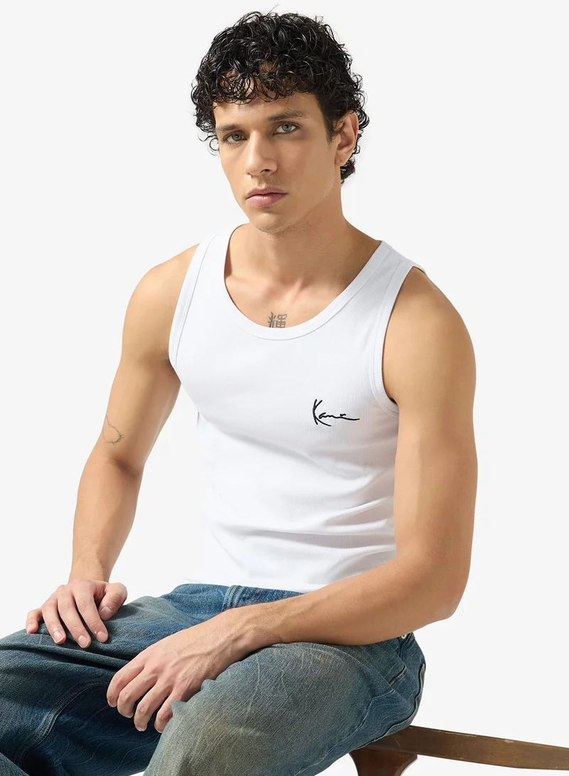 Karl Kani  Signature Rib Tank Top for Men | Best Price UAE