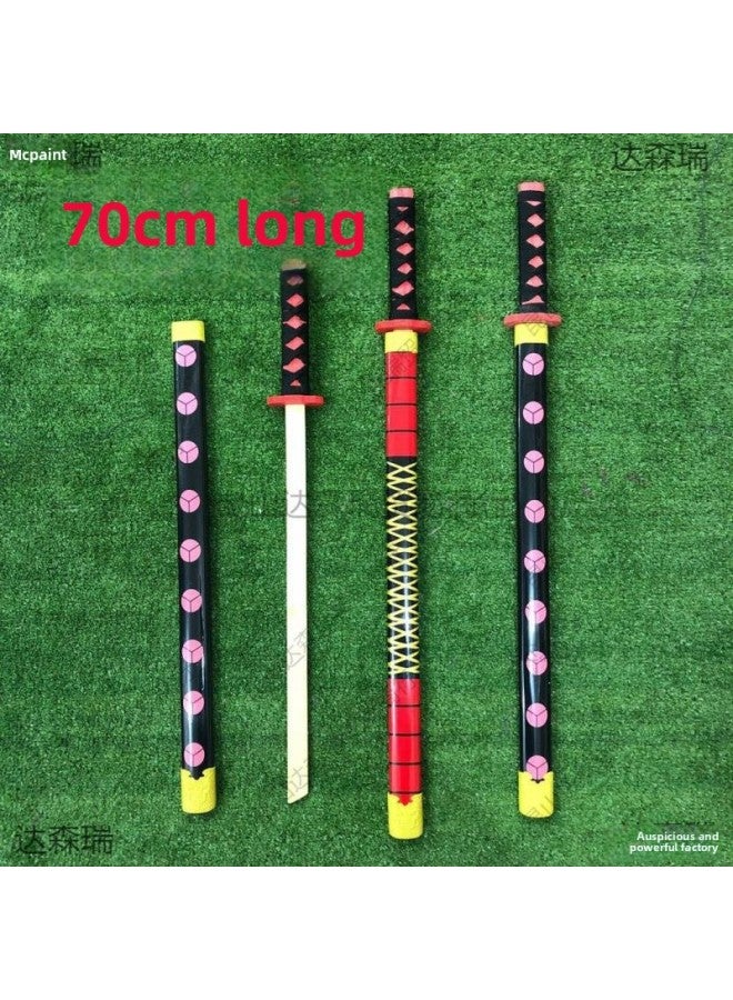 Scenic Area Qinglong Dao Temple Fair Children's Toys Street Stall Bamboo Swords Jade Swords Qinglong Bamboo Artifacts-Color:Telescopic Golden Hoop [red]  - Image 5