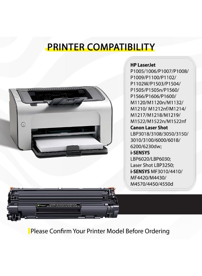 Prospect 85A CE285A Black Toner Cartridge Compatible with HP LaserJet P1005 P1006 P1007 P1008 P1009 P1100 P1102 P1102W M1120 M1120n M1132 M1210 M1212nf M1214 M1217 M1522 M1522n for Everyday Printing Office Use - Image 5