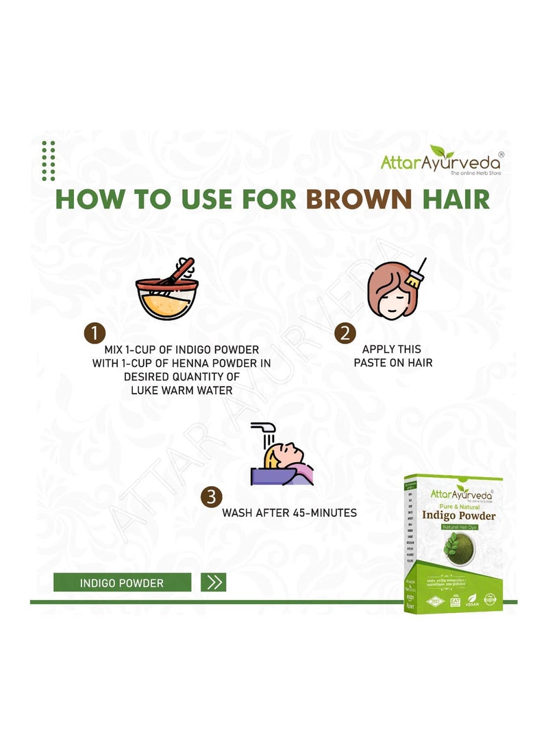 Indigo Powder for Black Hair (200g)