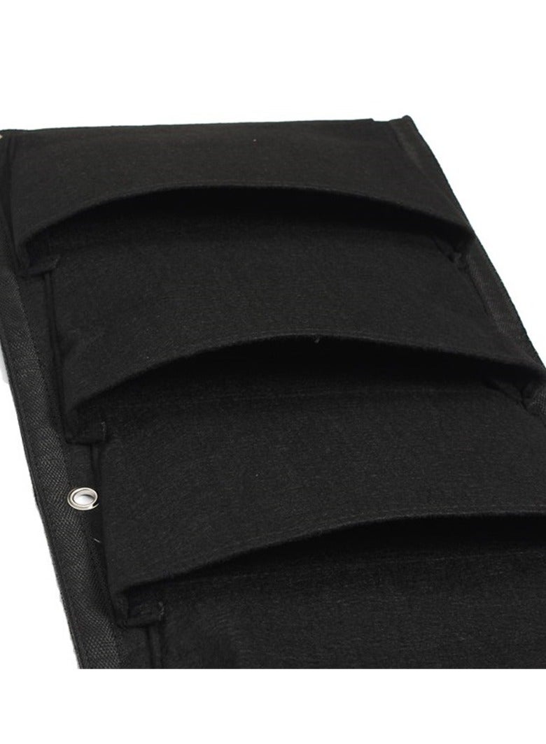 7 Pockets Vertical Gardening Flower Pots Hanging Wall Planter Growing Bags - Image 2