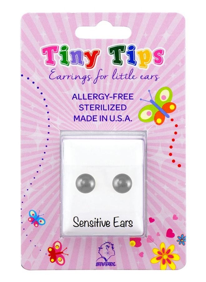 Studex - 3MM Ball Allergy free Stainless Steel Ear Studs For Kids - Image 1