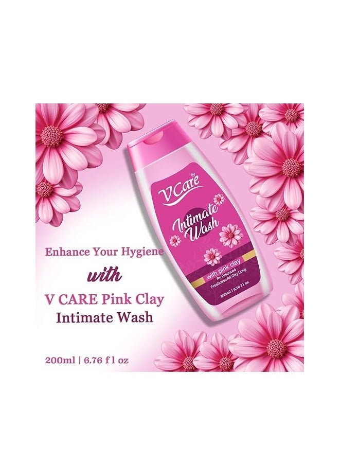 في كير غسول المناطق الحميمة من في كير بالطين الوردي 200 مل - درجة حموضة متوازنة، مهدئ ومنقي، منعش طوال اليوم، منظف لطيف للبشرة الحساسة - Image 3