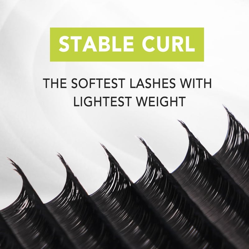 OLLOLASHES Bottom Lash Extension J Curl 0.07mm Mix4-7mm 4mm 5mm 6mm 7mm Black Color Bottom Lash Extensions, Professional Supplies for Lash Techs (Bottom-J-0.07, 4-7mm) - Image 3