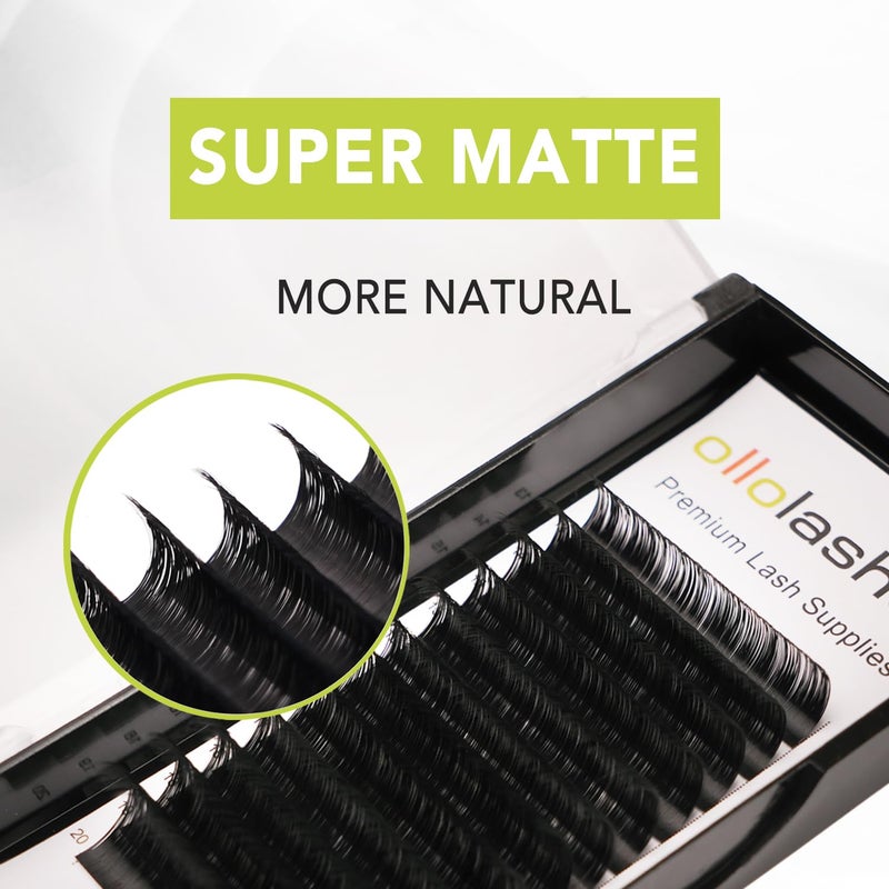 OLLOLASHES Bottom Lash Extension J Curl 0.07mm Mix4-7mm 4mm 5mm 6mm 7mm Black Color Bottom Lash Extensions, Professional Supplies for Lash Techs (Bottom-J-0.07, 4-7mm) - Image 5