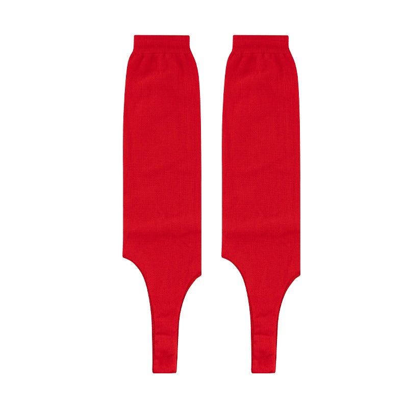 New striped step socks dance socks Football running fitness hockey baseball socks slip-on factory wholesale Red Style 1