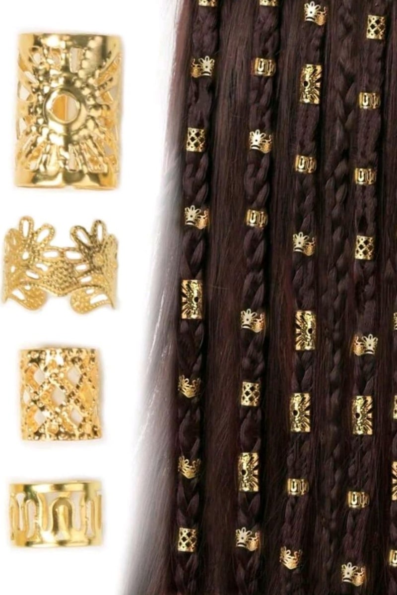 Shein 40pcs/Set Mixed Hair Ties Set For Dreadlocks, - Image 1