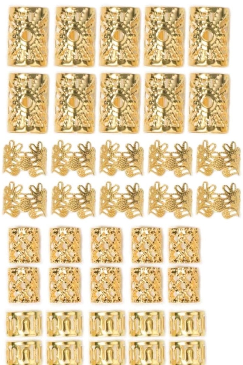 Shein 40pcs/Set Mixed Hair Ties Set For Dreadlocks, - Image 2