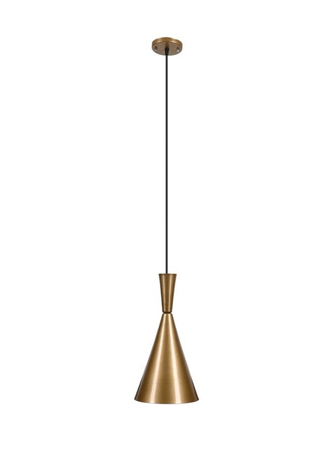 Lura Ceiling Lamp - Single | modern decorative LED E27 pendant light ceiling lamp hanging | suitable for any room | Color: Gold | Size: 70x20 cm