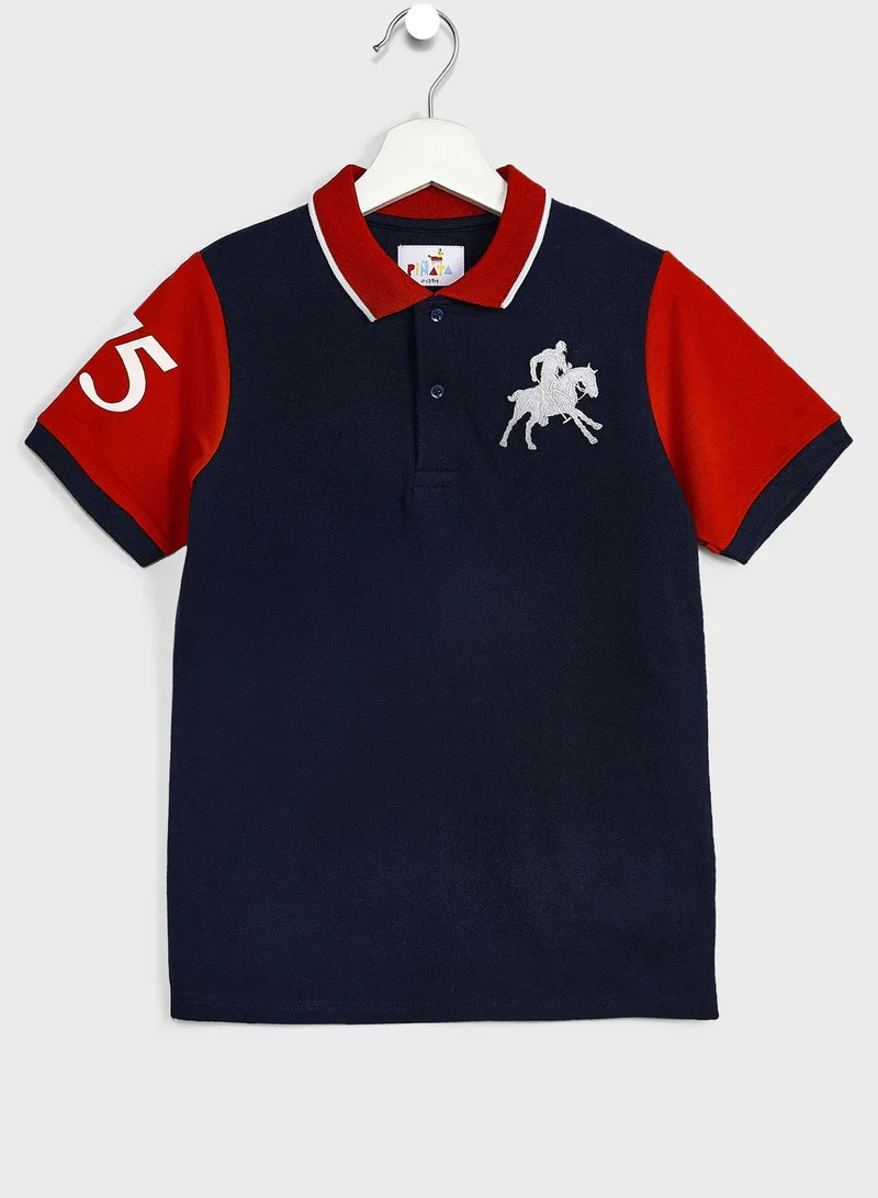 Pinata Color Blocked Polo