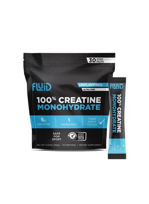 - Ultra-Fine Micronized 100% Creatine Monohydrate, Informed Sport Certified, Safe For Athletes, 5G Serving (30 Single Servings)